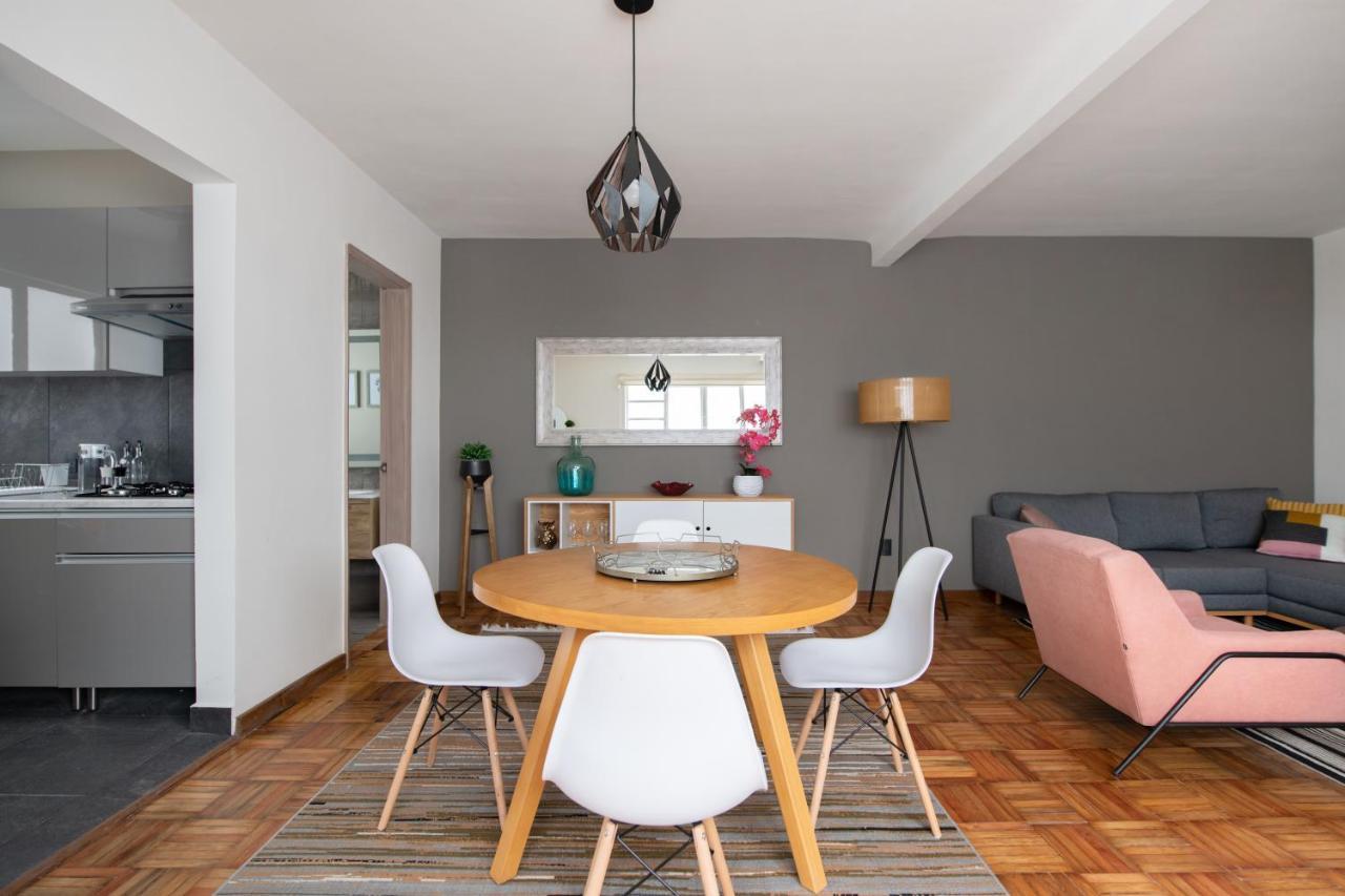 D.4 Acogedor Departamento En La Iconica Roma Norte Mexikóváros Kültér fotó