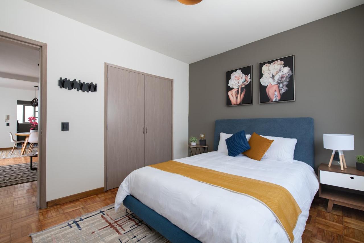 D.4 Acogedor Departamento En La Iconica Roma Norte Mexikóváros Kültér fotó
